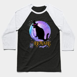 Magic Witch Tarot cards Beware potion witchy Witchcraft astrology Halloween Baseball T-Shirt